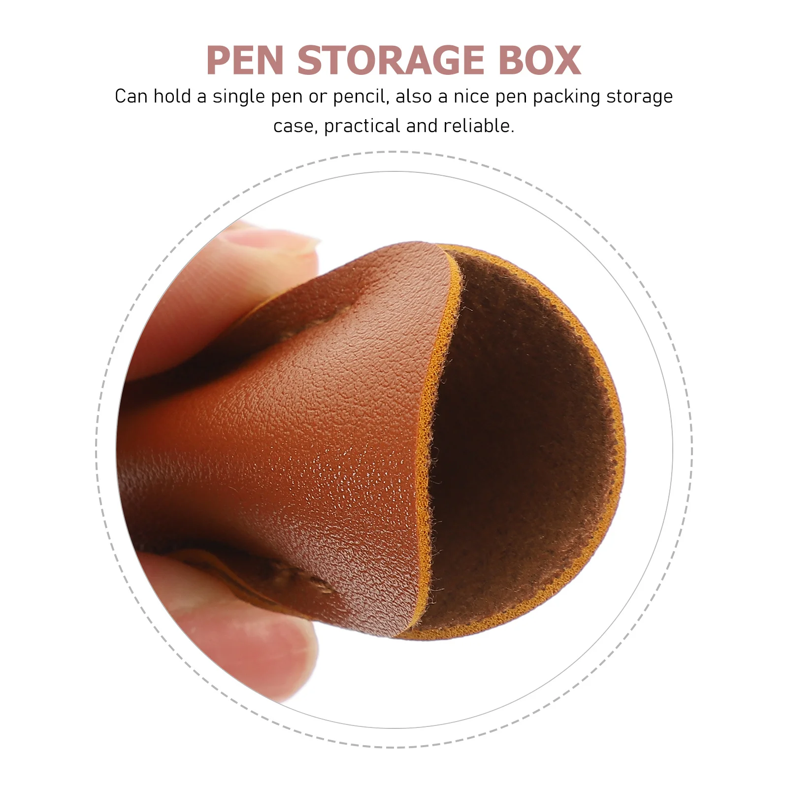 

6Pcs Pen Sleeve Case Holder Pouch Single Fountain Pen Pencil Sleeve Lightweight Durable Practical Organizer