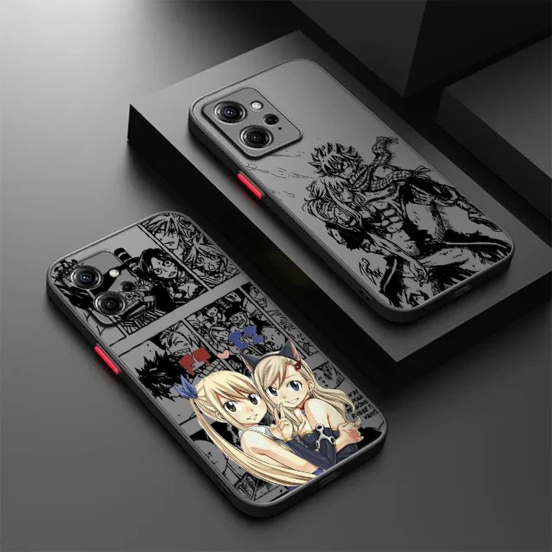 

Anime Cartoon Edens Zero Frosted Translucent For Redmi Note 13 12 12S 12T 11 11T 11E 10 10S 9 Pro Plus 5G TPU Phone Case