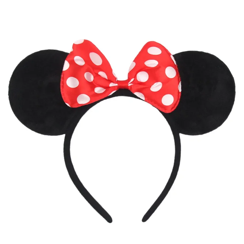 Disney Podot Mickey Hair Band Hair Band Black Eared Mickey Mouse Head Band International Children's Day Minnie Bow Headband