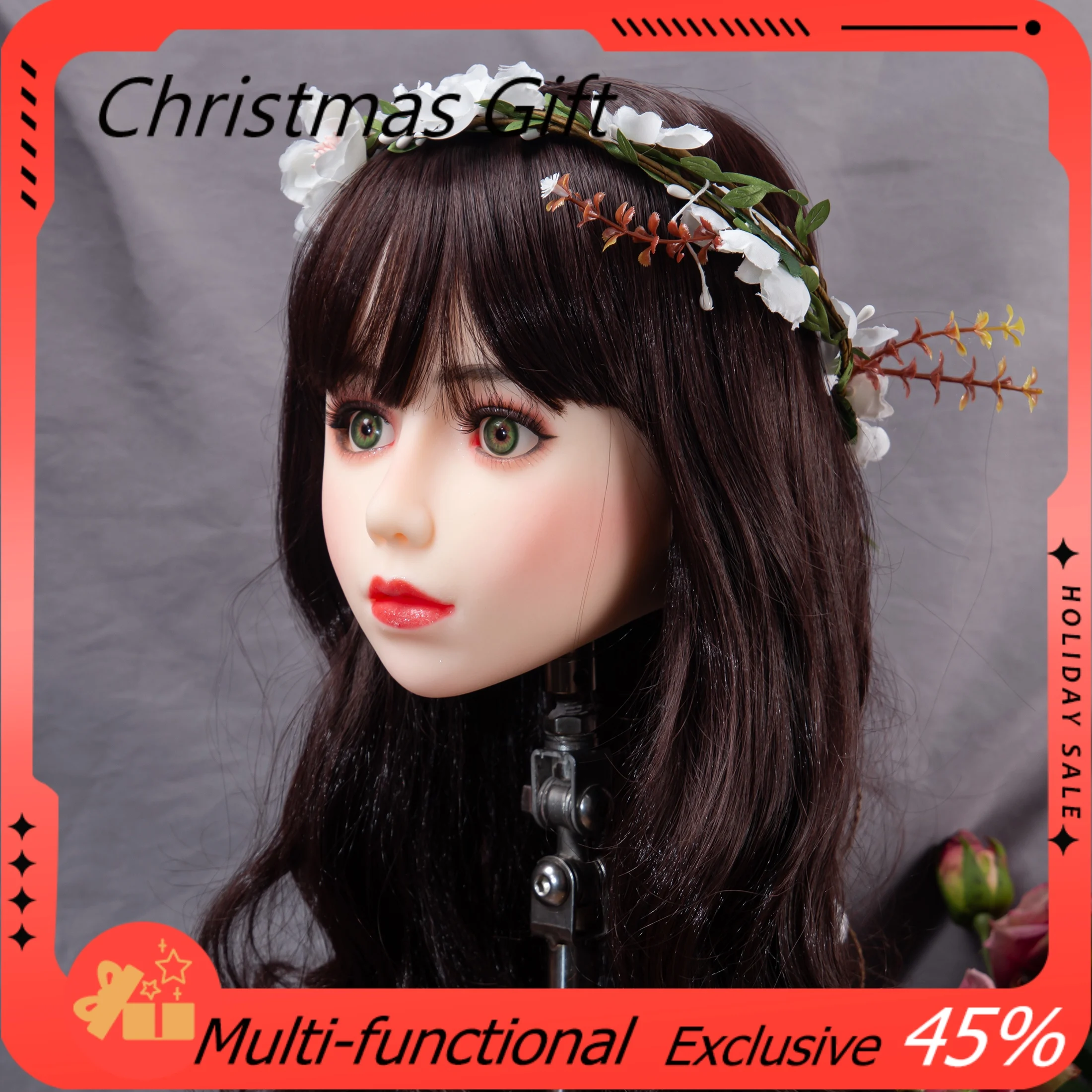 

Специальная Черная пятница — художественная кукла из ТПЭ 1:1 с реалистичным макияжем и мягкой текстурой кожи, идеально подходит для укладки волос и подарка