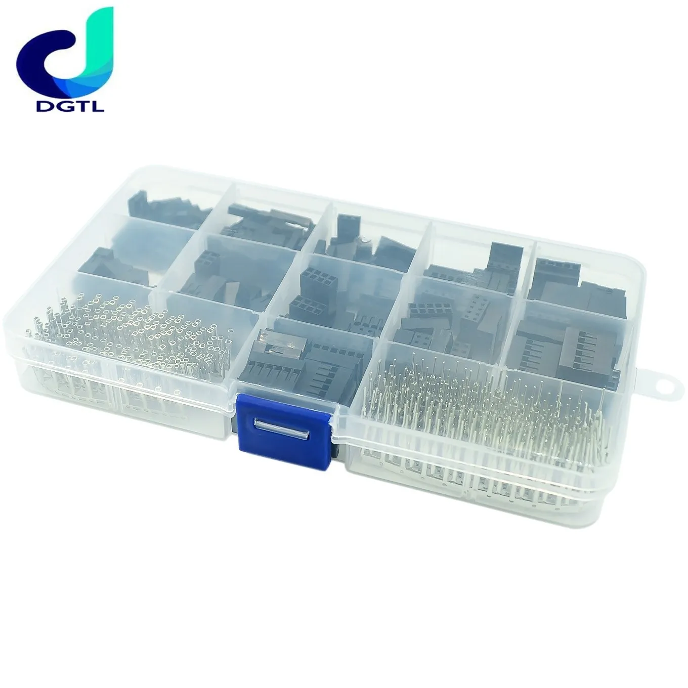 620pcs Dupont Connector 2.54mm, Dupont Cable Jumper Wire Pin Header Housing Kit, Male Crimp Pins+Female Pin Terminal Connector