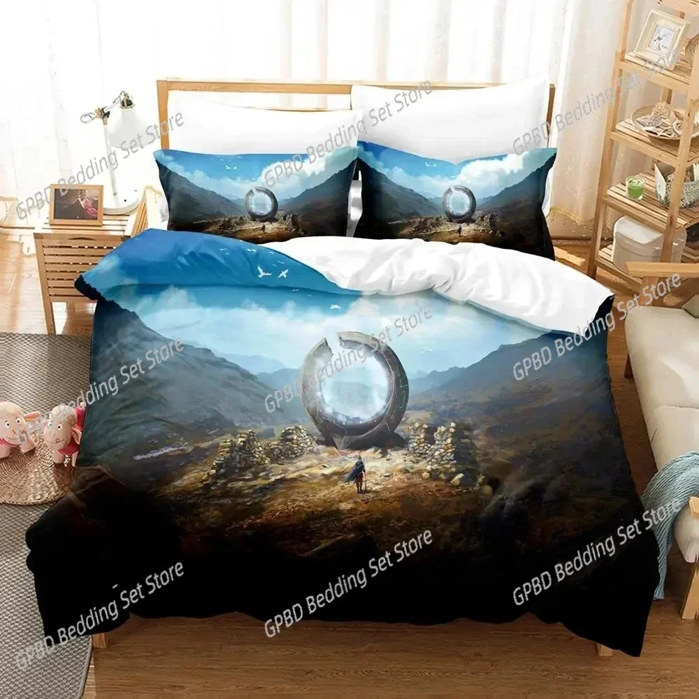 

Anime Game Fantasy Portal 3D NEW Duvet Cover Pillowcase Bedding Set Adult Girl Bedroom Decoration Children Single Double Large