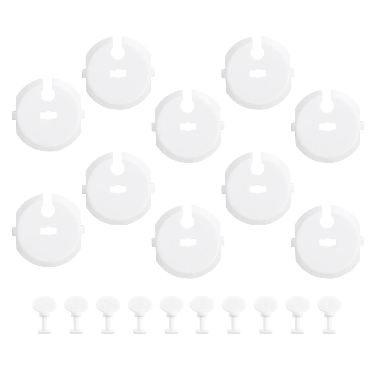 

20Pcs Premium Kids Outlet Plug Cover Shock Proof Wall Socket Protector for Living Room Bedroom Baby Socket Covers Electric