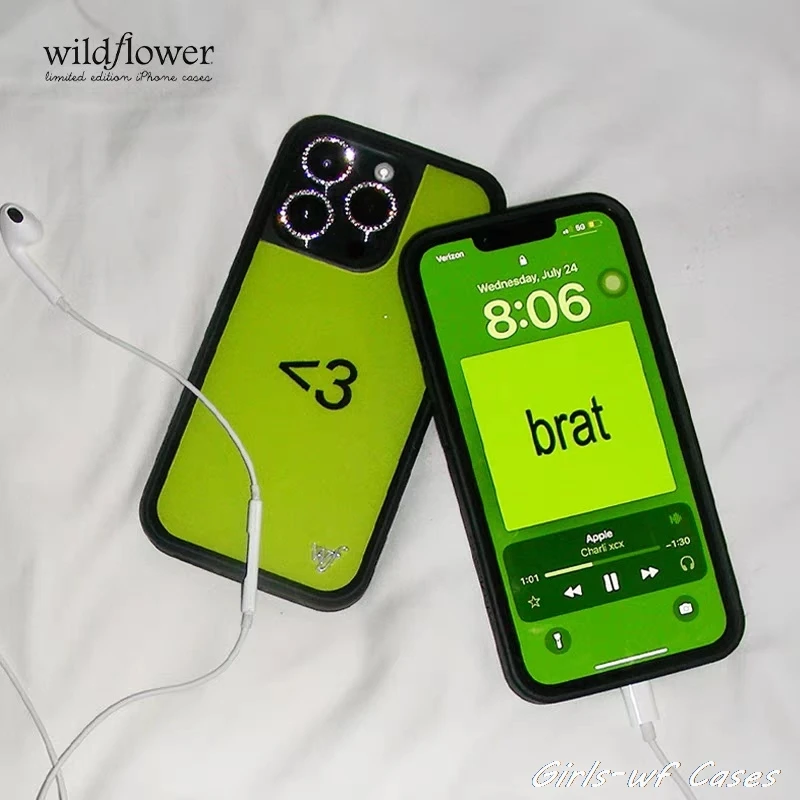 Wildflower Girls Charli XCX Phone Case for iPhone 12 13 14 15 16