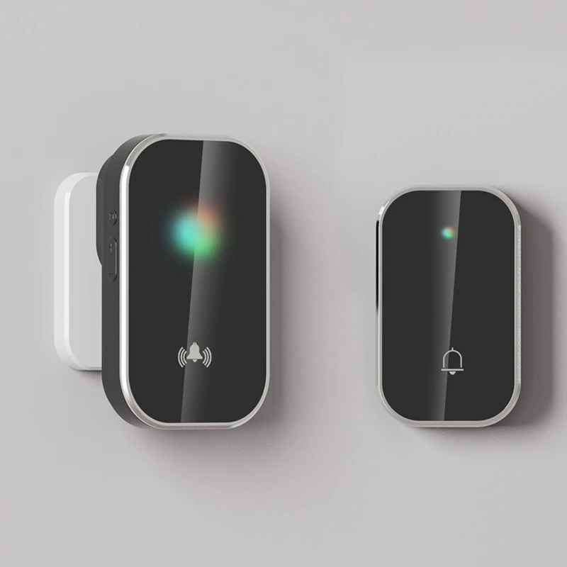 جرس باب لاسلكي ذكي بمدى 300 متر جرس باب ترحيب منزلي 38 أغنية ألحان مميزة جرس الباب الرنين