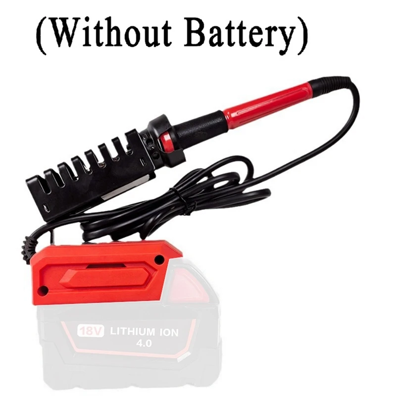 60W Digital Electric Soldering Iron For Milwaukee 18V Battery 300-510℃ Temperature Adjustable Electric Soldering Iron