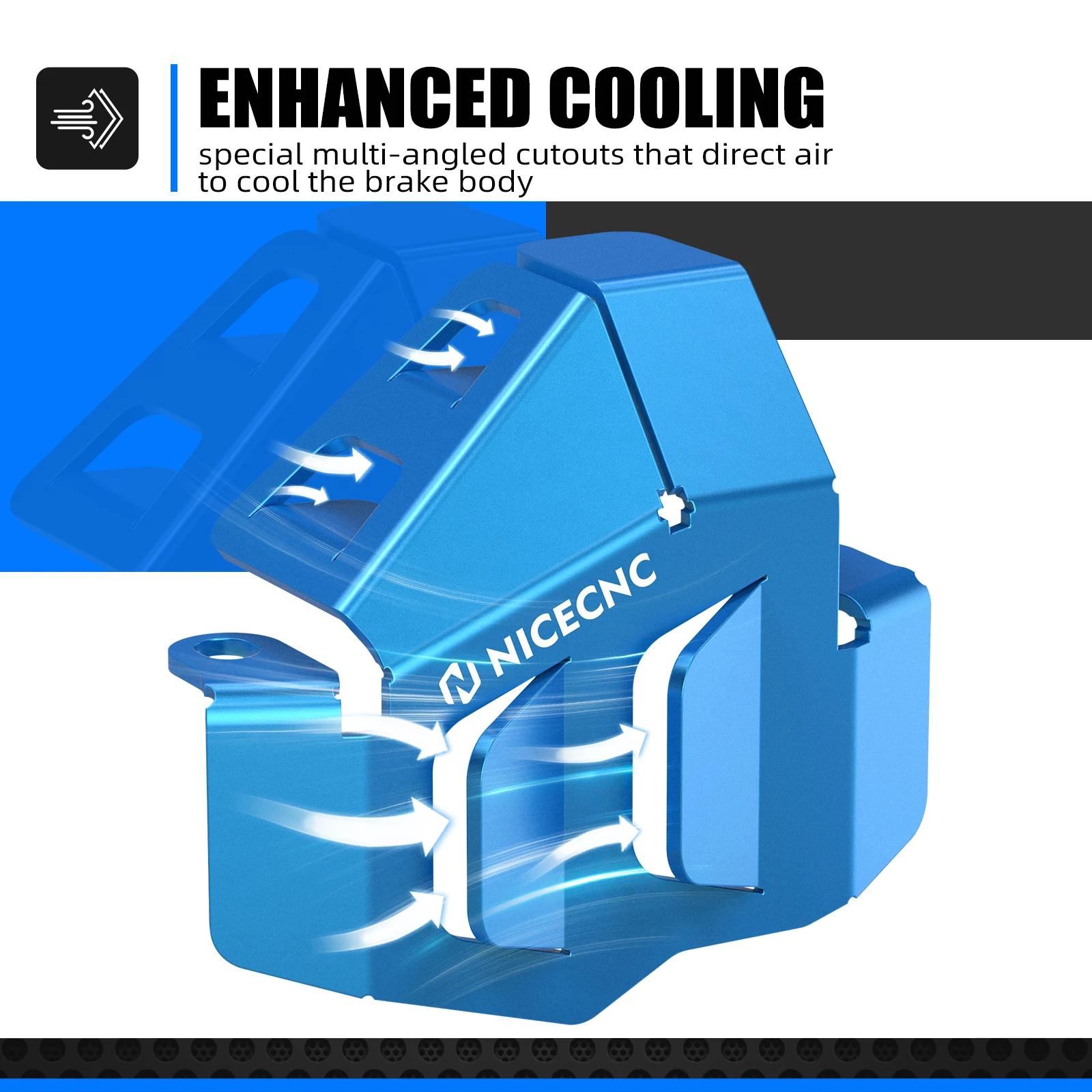 NICECNC For Sur-Ron Surron Light Bee X S L1E Segway X160 X260 Rear Brake Disc Guard & Rear Brake Caliper Guard Electric Bike