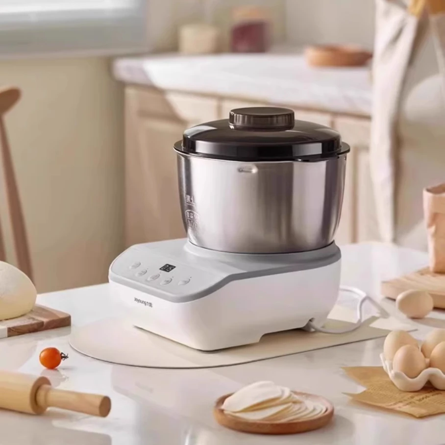 Small Automatic Dough Mixer - Home Chef Machine, 304 Stainless Steel for Kneading, Fermenting & Mixing Dough