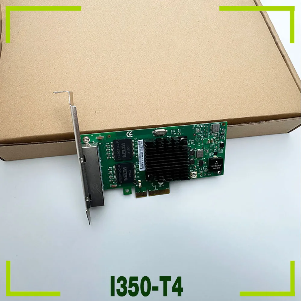 I350-T4 For Intel 4-port Gigabit Net-work Card Visual Industrial Camera Net-work Card I350T4V2