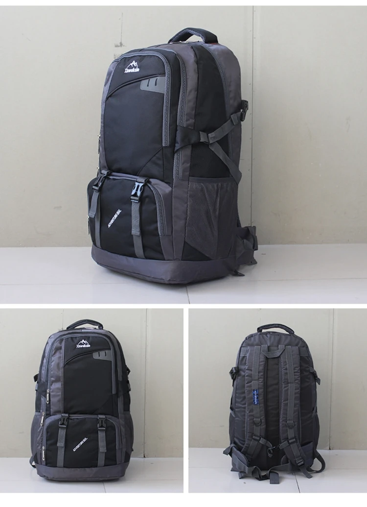 Outdoor 80L Large Capacity Waterproof Camping Hiking Backpack Men Women Trekking Climb Travel Luggage Bag Oxford Cloth Rucksack