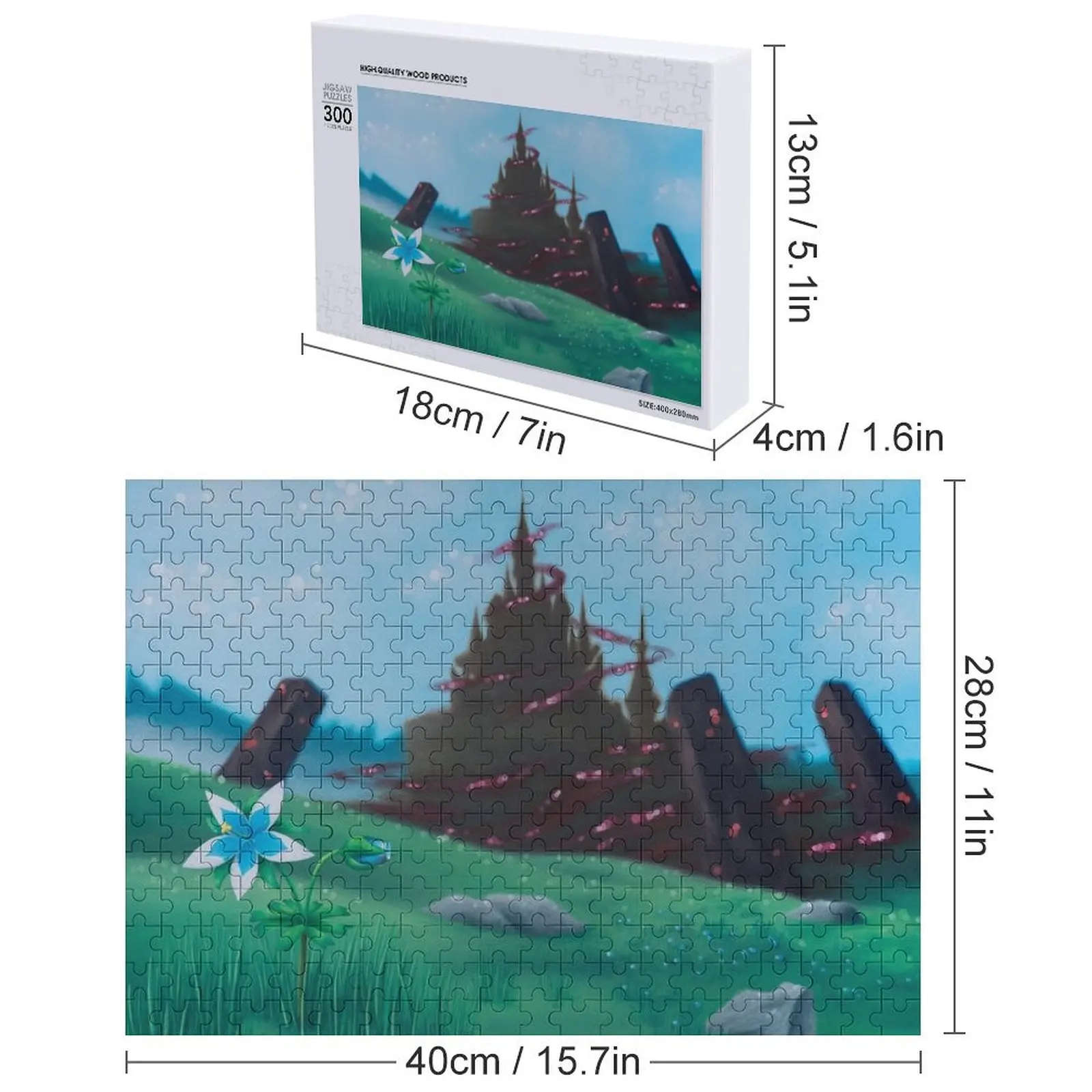 Quebra-cabeça de princesa silenciosa com foto personalizada Quebra-cabeça personalizado