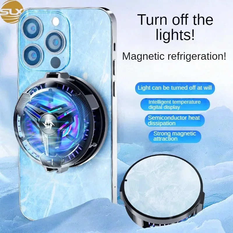 Magnetic Mobile Phone Radiator for Mobile Phone Tablet Semiconductor Mobile Phone Cooler Game Cooler Mobile Phone Cooling Fan