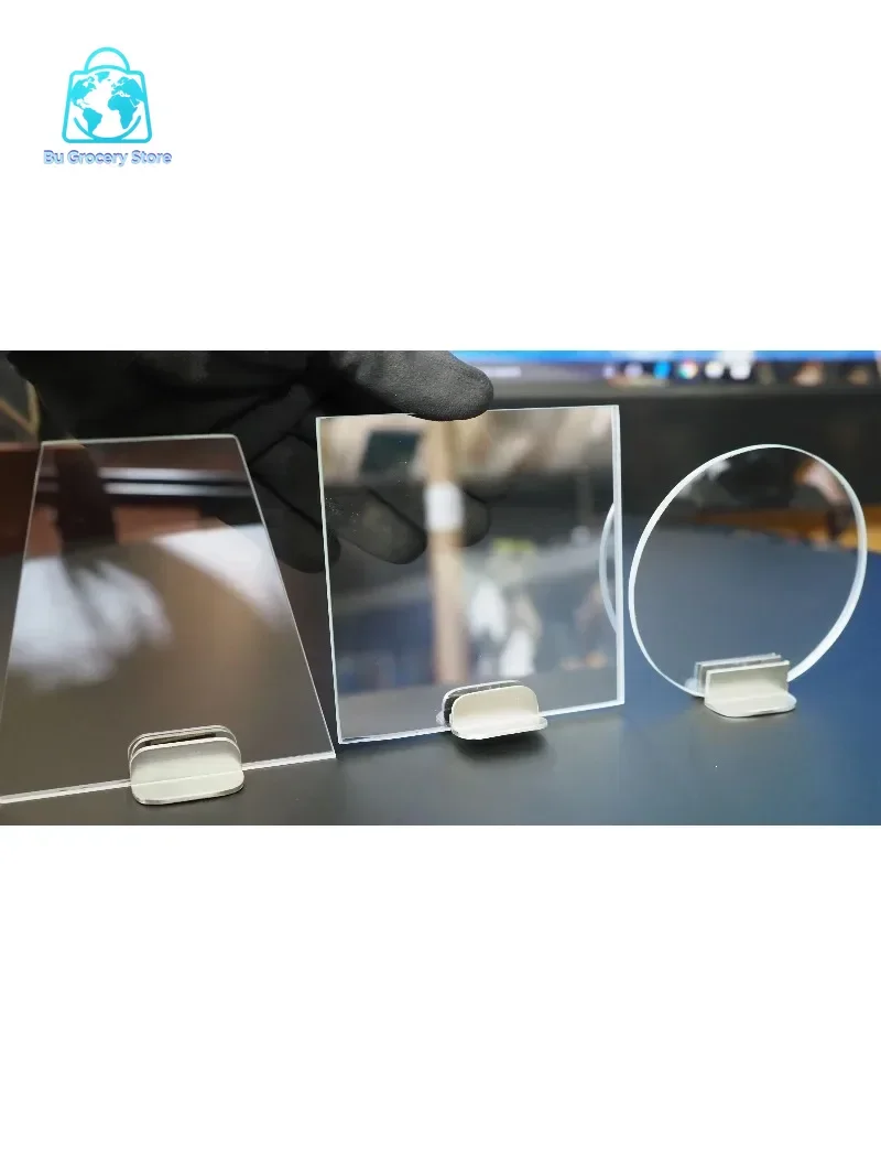 Professional Teleprompter Glass Beam Splitter 20x20cm Spectroscope Subtitle without Double Image for Smooth Speech Delivery
