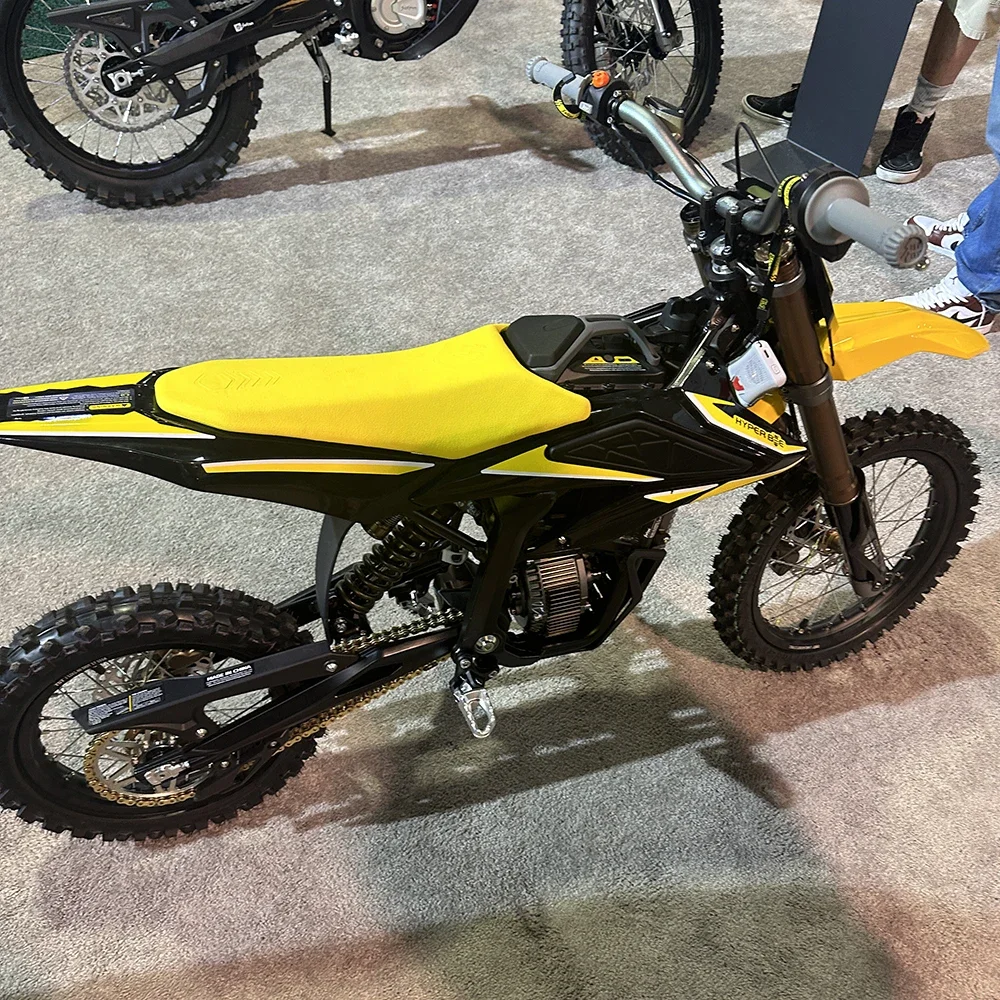 2025 الدراجة الترابية الكهربائية Hyber Bee 5kw 50.4v25ah تعليق كامل على رون رخيصة دراجة ترابية كهربائية السعر #2