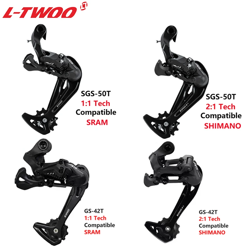 LTWOO A5 9S Mountain Bike Rear Derailleur Aluminium Alloy Compatible SHIMANO MTB Bicycle Modifications Parts Accessories