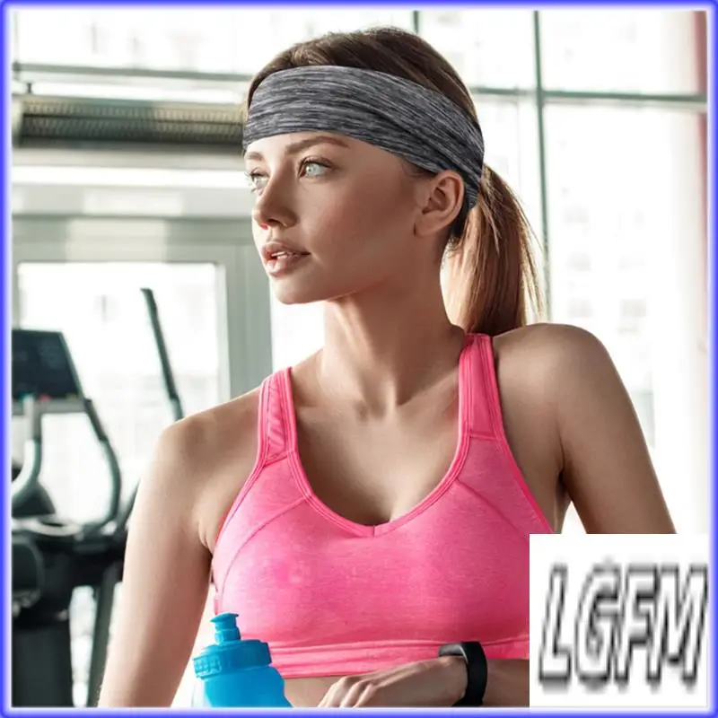 عصابة رأس رياضية رفيعة للغاية ماصة للعرق من GM، عصابة رأس مرنة ماصة للعرق قابلة للتنفس، عصابة رأس لليوجا الرياضية