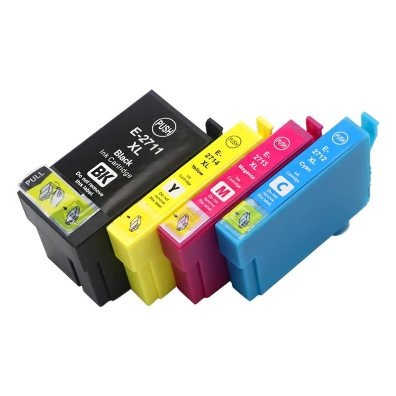 1Set T2711 - 2711 T2714 Ink Cartridge For Epson WorkForce WF7110 WF7610 WF7620 WF3620 WF3820 WF3640 3640D 7110DTW 7610DWF 7620D