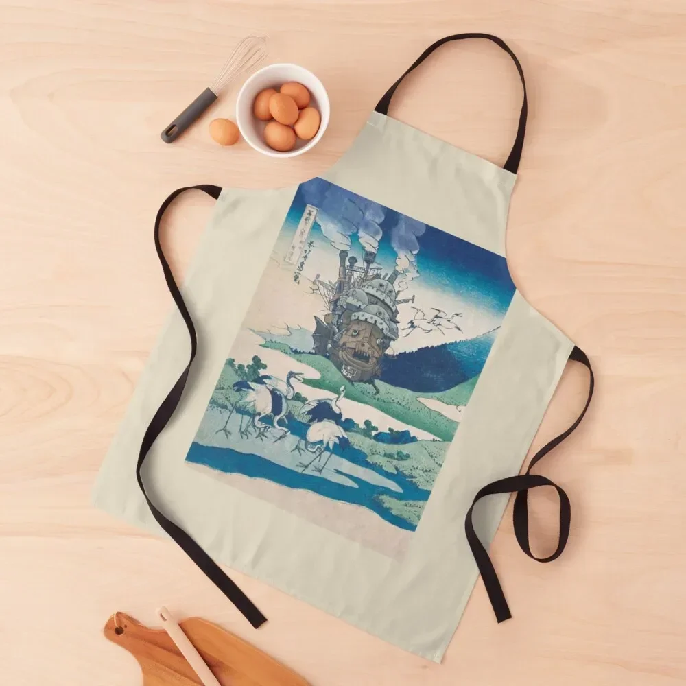 

Howl_s castle Apron Things For Home And Kitchen Things For Kitchen women's work kindergarten teacher Apron