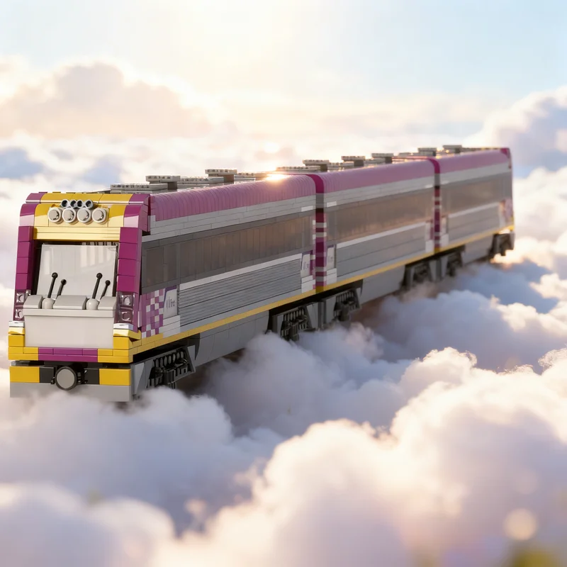 

2623pcs MOC Vline VLocity DMU With Power City Trains Model Building Blocks DIY Gift Creative Collectible Display Decor Premium