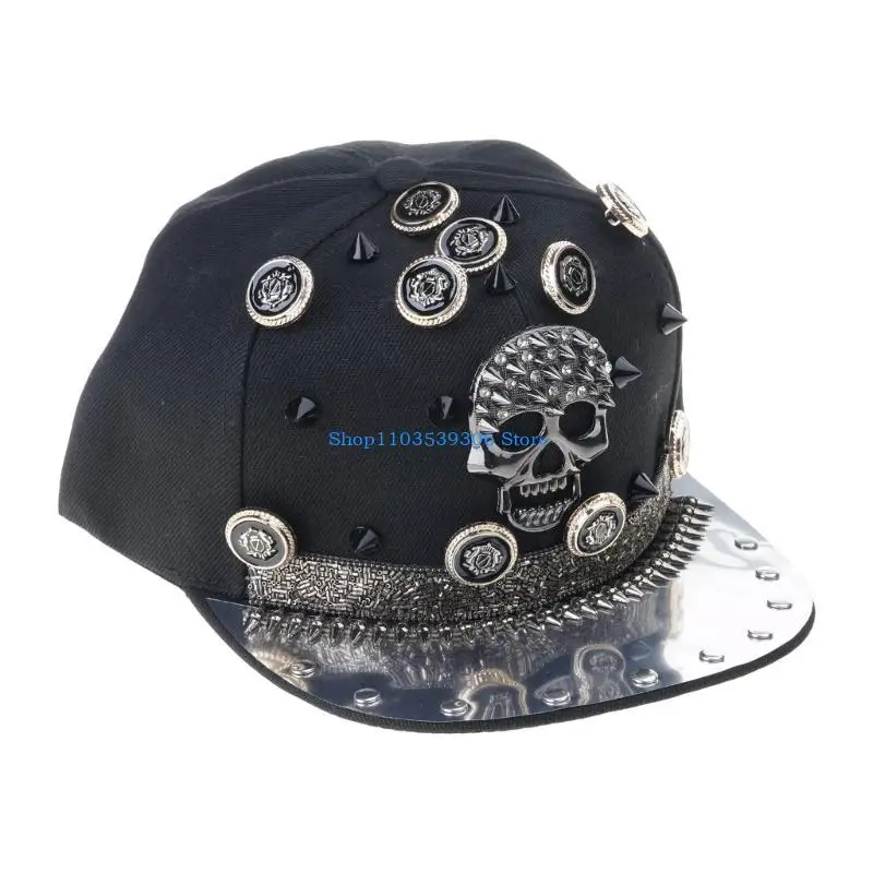 

400A Adjustable Baseball Hat Fashionable Duckbill Hat Punk Baseball Hat For Men Music Festival Party Daily Wear
