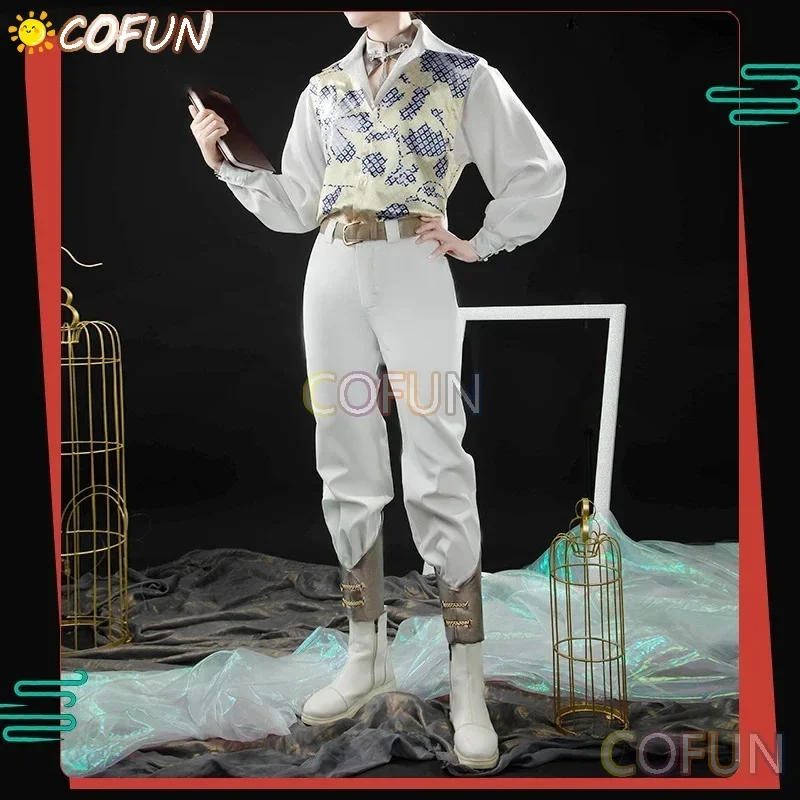 COFUN [Customized] NIJISANJI VTuber Asia Travel 2023 Hibachi Mana Game Suit Handsome Cosplay Costume Halloween Outfit Women Men