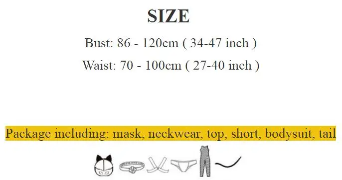 Sexy Cosplay Outfit Cat Man Costume See Through Mesh Bodysuit Cat Mask Catsuit Clubwear Gay Mens Role Play Sexy Costume Lingerie