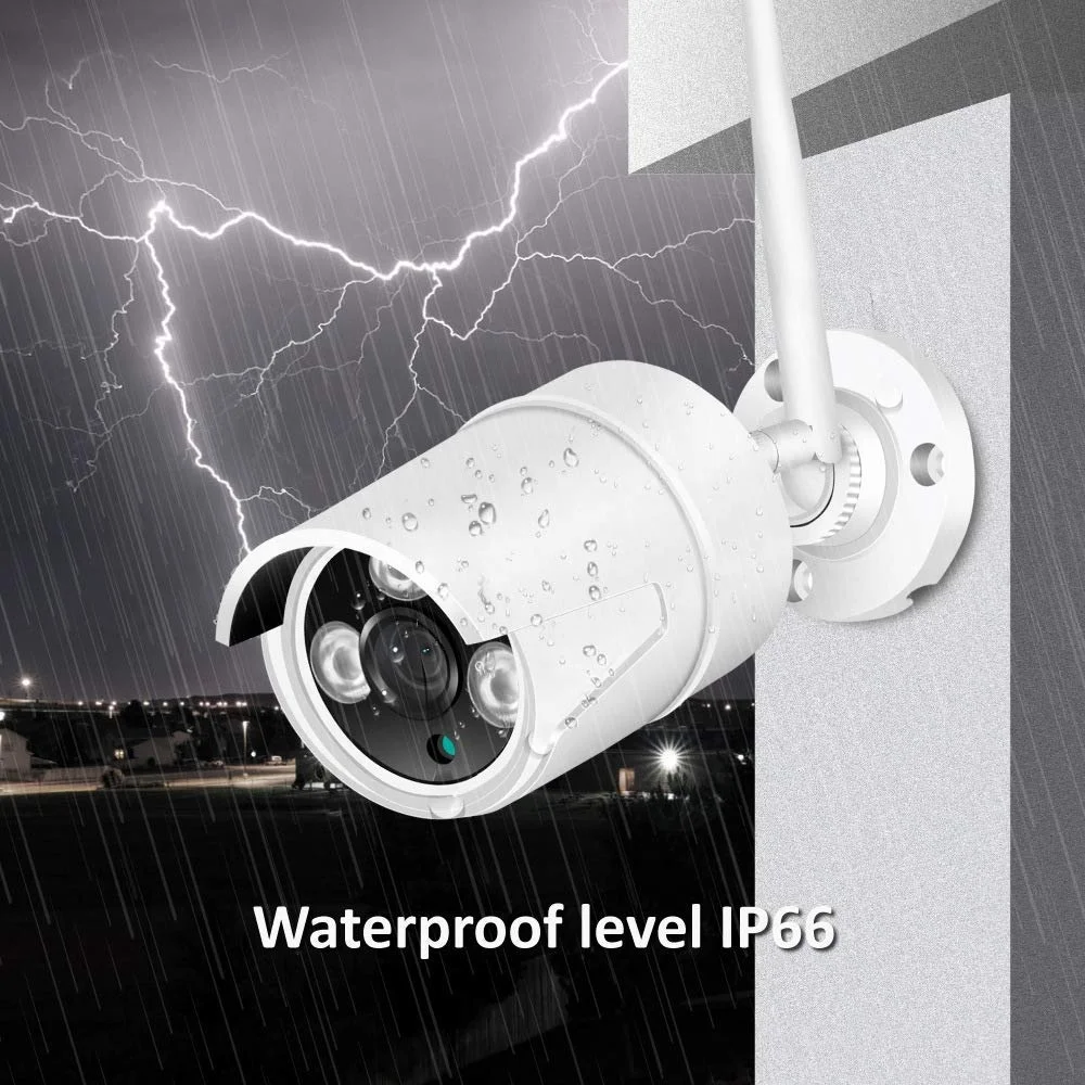 8CH 1080P NVR inalámbrico 12 \ "LCD 2MP sistema de seguridad exterior para el hogar WiFi cámara CCTV Kit de videovigilancia datos de tarjeta SD