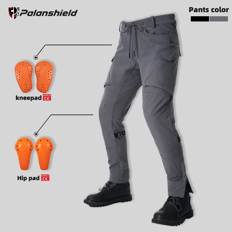 

New waterproof Motorcycle Riding Pants Built in detachable protective gear Anti fall armor trousers Motocross Pants for man