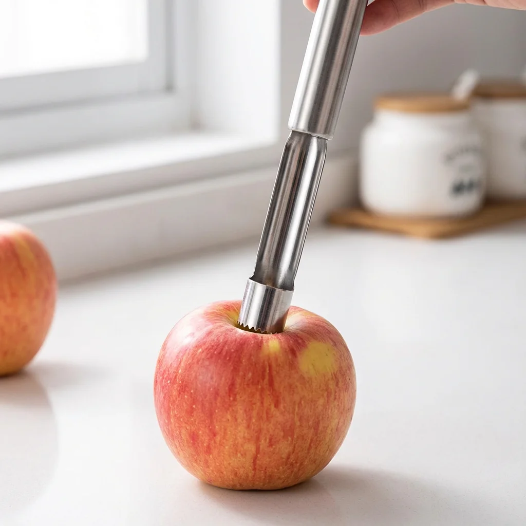 Apple Core Remover Essential! 20cm Stainless Steel Apple Corer Fast Core Removal No Mess Kitchen Fruit Processing Must-Have - Image 2