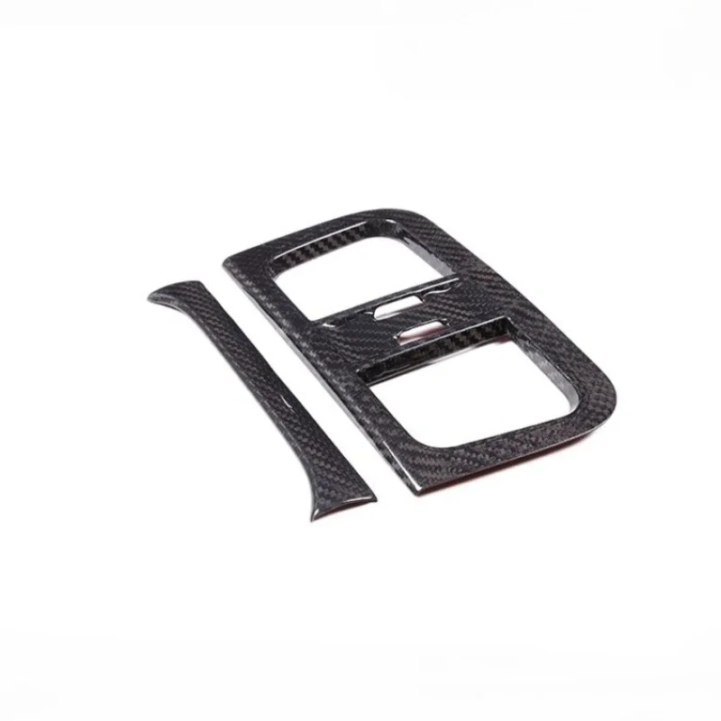 

For Maserati Grecale Real Dry Carbon Fiber 22-2024 Interior Glossy Rear Air Vent Panel Frame Decoration Modification Accessories