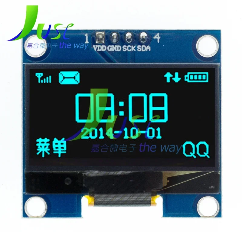 Módulo OLED de 1,3 polegadas SPI/IIC I2C Comunicar branco/azul 128X64 SH1106/SSD1306 Módulo de exibição LED LCD OLED de 1,3 polegadas 1,3" OLED