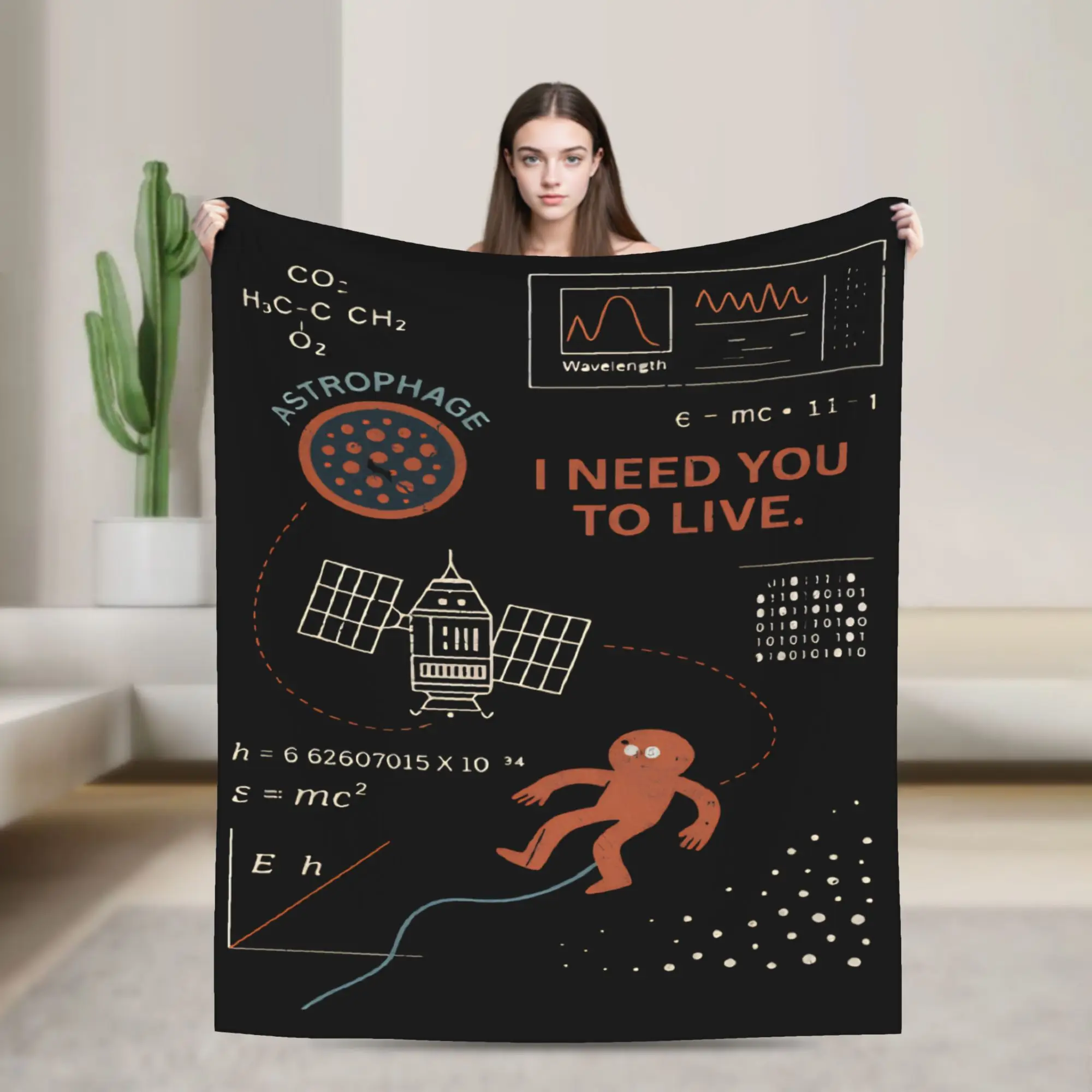 Project Hail Mary Andy Weir Book  Blanket Cover Coral Fleece Plush  Lightweight Thin Throw Blankets for Bedding Couch Bedspread