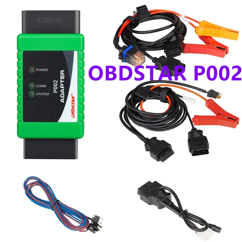 Flash Work with X300 DP Plus and Pro4 Key Mater OBDSTAR P002 Adapter For Ford and For TOYOTA 8A All Key Lost with For-Bosch ECU