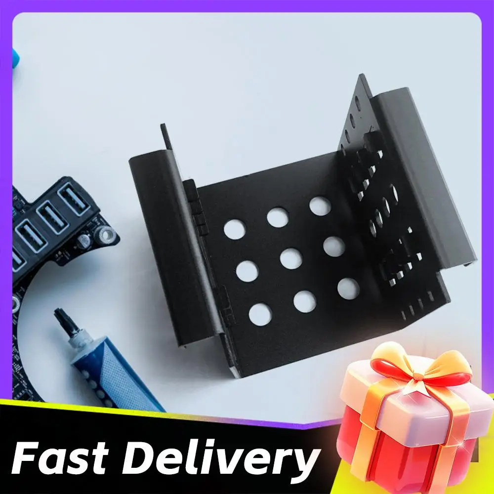 

4 Bay 2.5 inch to 3.5 inch SSD Hard Drive Caddy Aluminum Alloy Computer Holder Bracket Dock Holder SSD Tray