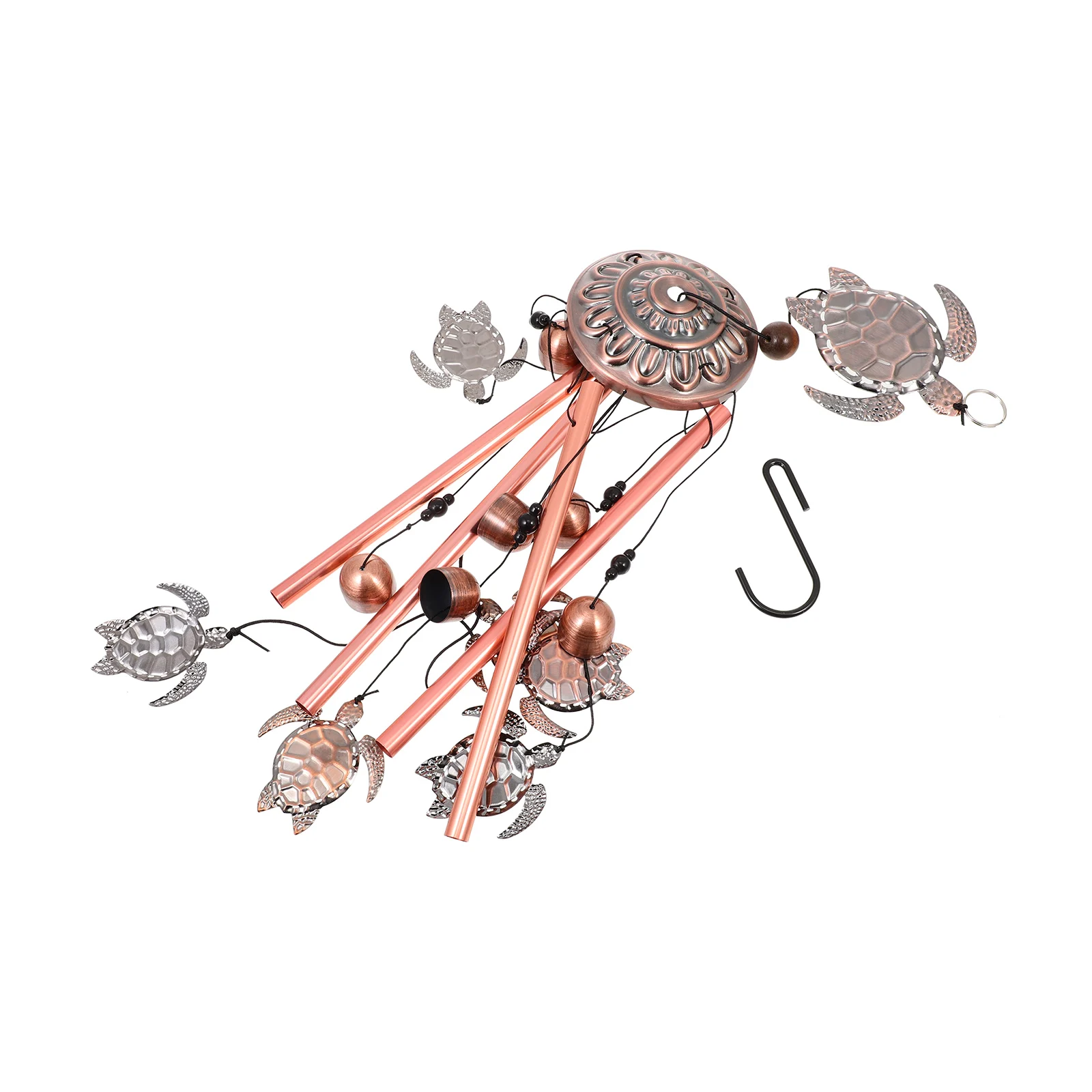 

Turtle Wind Chime Metal Iron Vintage Hanging Outdoor Garden Home Decor Wind Bell Decorative Wall Hanging Pendant