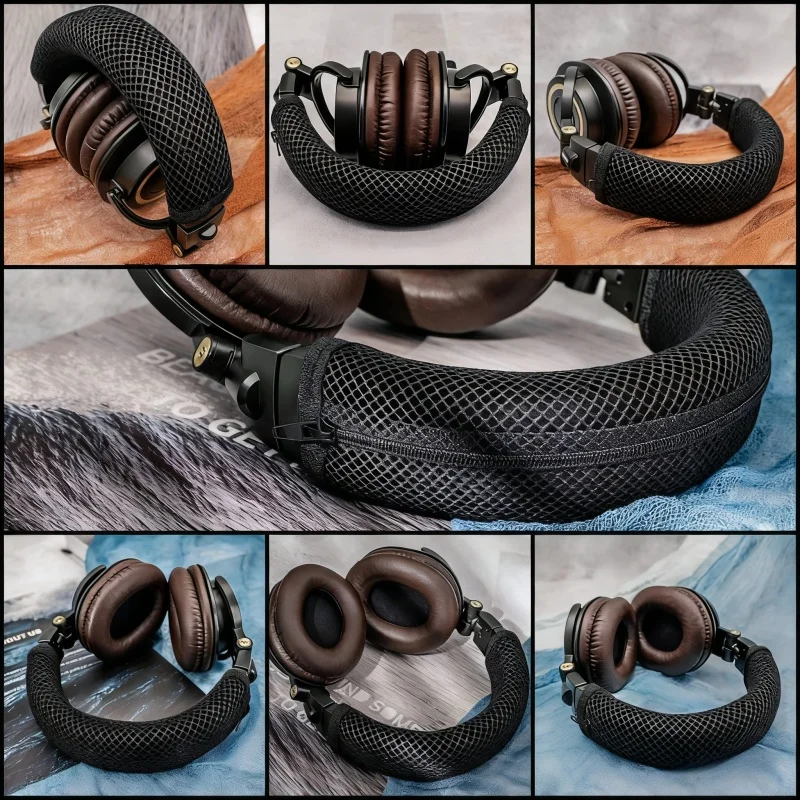 

Headband & Crossbar Protector Set - Soft Anti-Wear for ATH-M50X Over-ear Headphones
