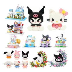 Disney Stitch Building Blocks Anime Kawaii Cartoon mini Action figure per bambini blocchi mattoni assemblare giocattoli fai da te regalo per bambini