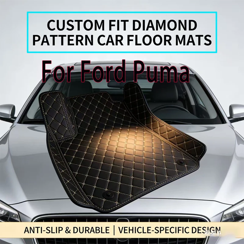 Car Mats Floor For Ford Puma ST-Line V Crossover 2020 2021 2022 Waterproof Alfombrillas Car Accessories