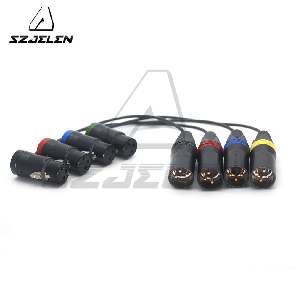 3pin XLR Male to Right-Angled 3Pin XLR Female Cable for Cyclone