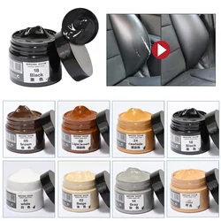 50ML Car Seat Care Kit Liquid Leather Skin Refurbish Repair Tool For Shoes Auto Seat Sofa Coats Holes Scratch Crack 20 Colors