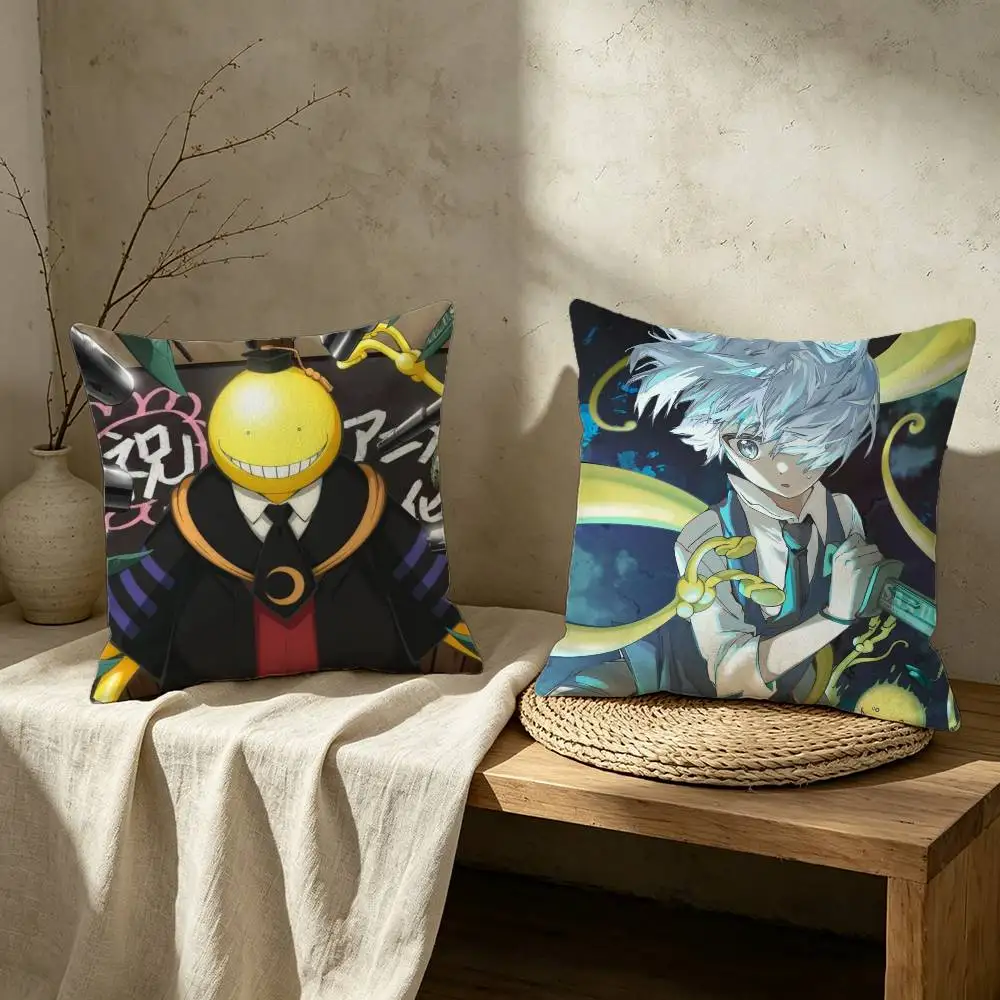 Anime A-Assassination Classroom Pillow Case for Sofa Living Room Home office Decor Protective Cover