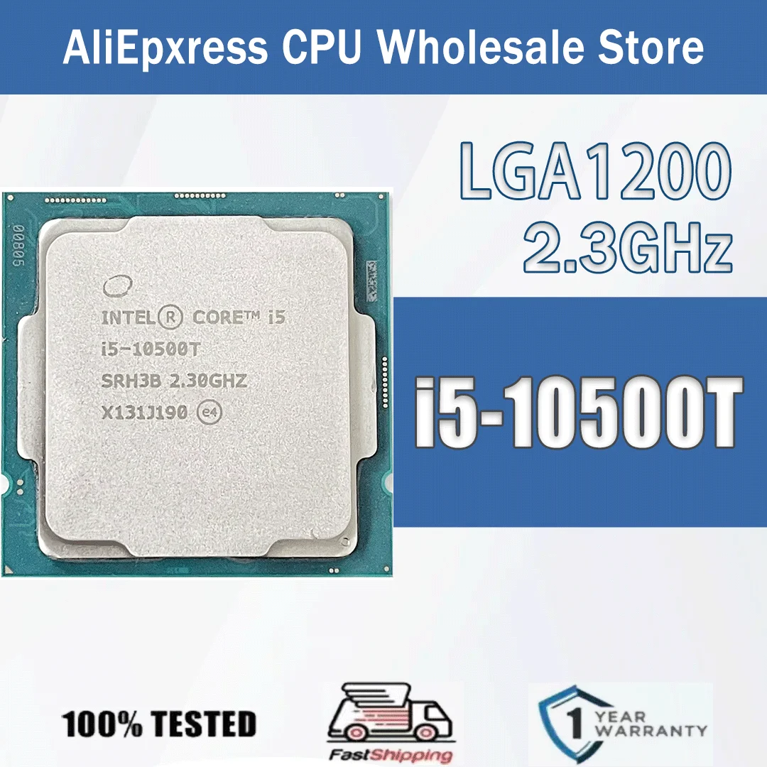 インテル Core i5-10500T 6コア 12スレッド 2.3GHz 35W 12MB