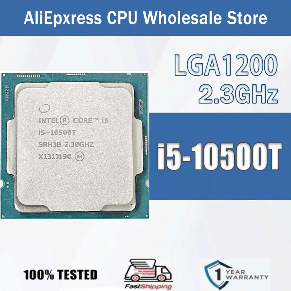 インテル Core i5-10500T 6コア 12スレッド 2.3GHz 35W 12MB