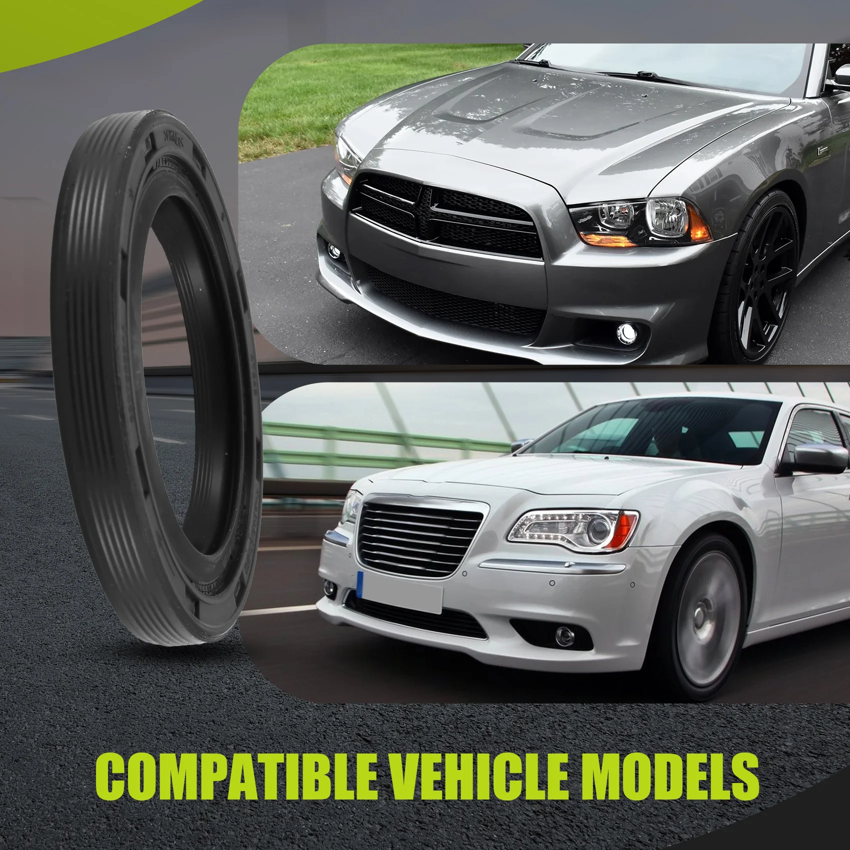 

Engine Front Crankshaft Oil Seal For Chrysler 300C Dodge Avenger Charger Jeep Grand Cherokee 68079589AA 6619973646