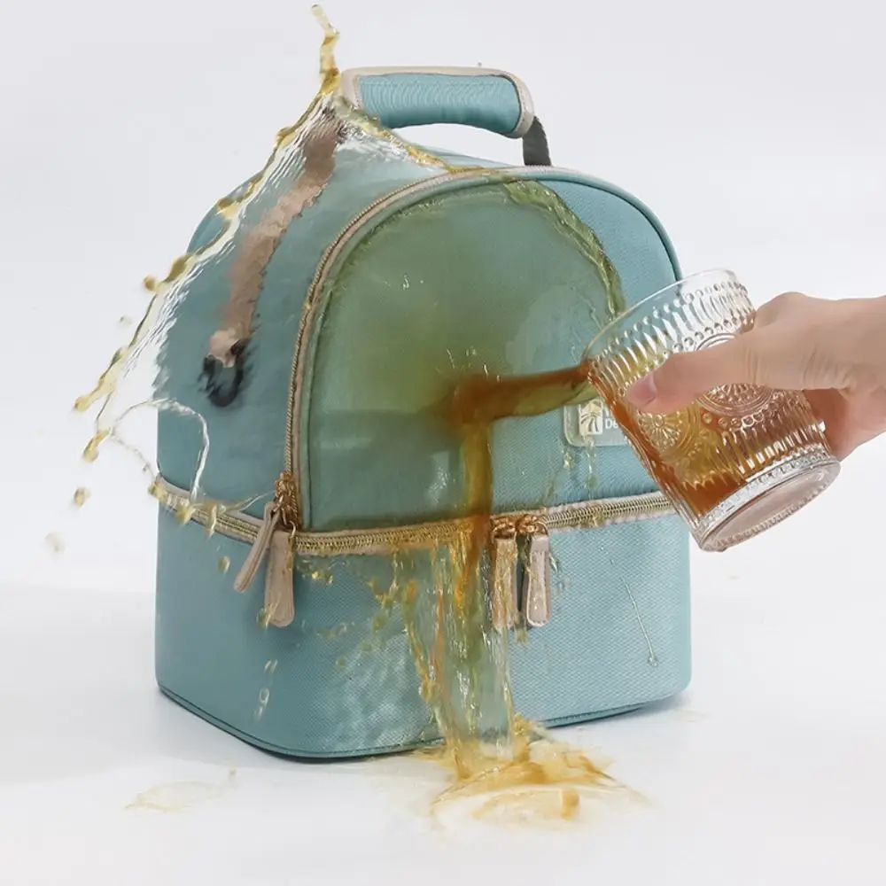 

Multifunctional Maternity Backpack Double Layer Lightweight Breastmilk Cooler Bag Large Capacity Portable Insulated Storage Bag