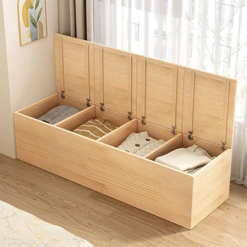 bay window cabinet, locker, solid wood balcony storage cabinet, sundries, low floor cabinet, pine tatami, bedside bedroom