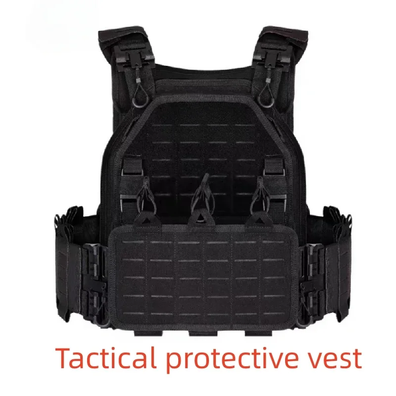 YAKEDA new 6094 quick disassembly 1000D tactical vest chest frame, adjustable elastic CS Molle vest tactical accessories