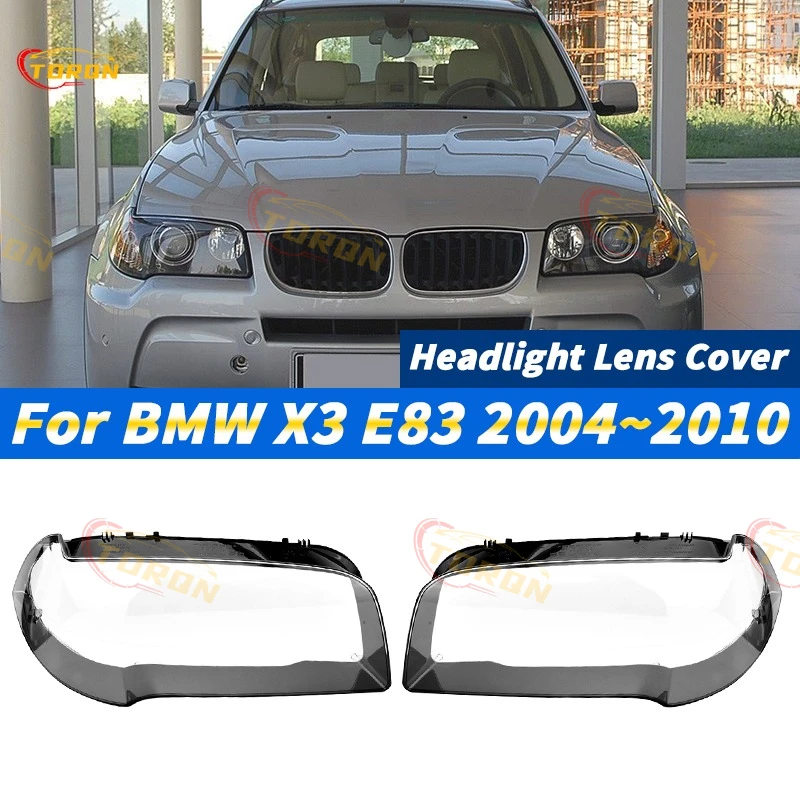 

For BMW X3 E83 2004-2010 Car Headlight Cover dust cover for headlights bmw accessories automobil parts Car Light Assemblies
