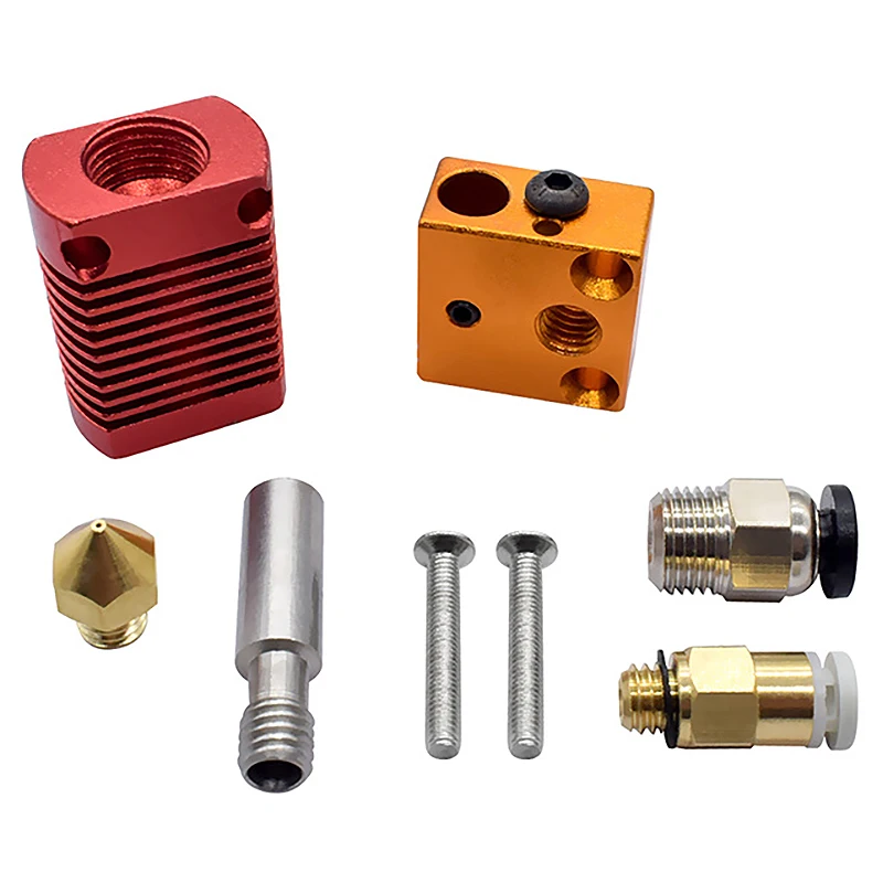 3D Full Metal J-Head CR10 Hotend Extruder Kit Hot End Kit for -3 CR10 10S Bowden Extruder 12V 40W 3D Printer Parts