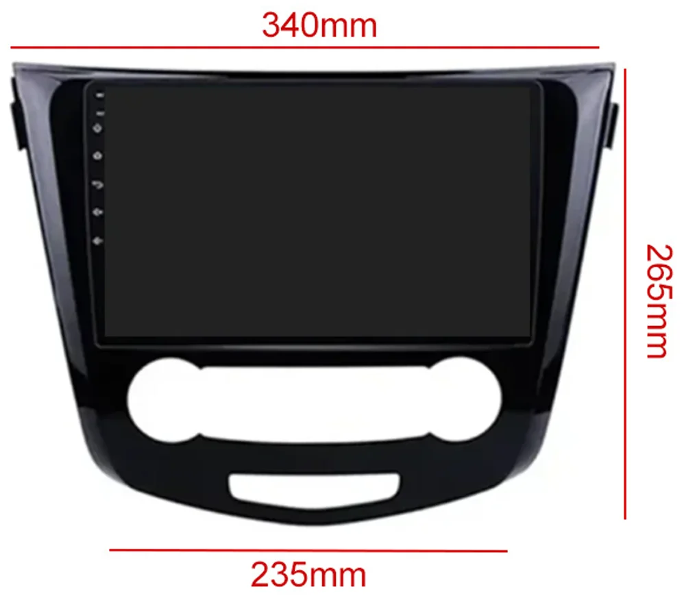 Per Nissan Qashqai J11 Nissan X trail T32 2014-2017 Manuale AC Autoradio Android di Navigazione BT Carplay Multimedia Stereo Schermo